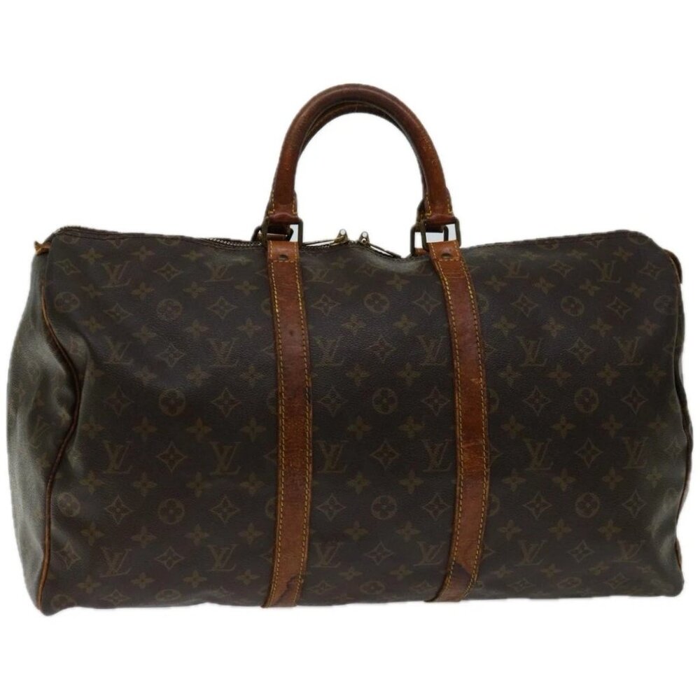 LOUIS VUITTON Monogram Keepall 50 Boston Bag